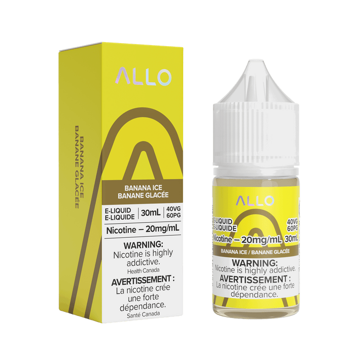 ALLO SALT NIC 30ML Banana Ice / 20MG Salt Nic ALLO SALT NIC 30ML | Downtown Smokes N Vapes
