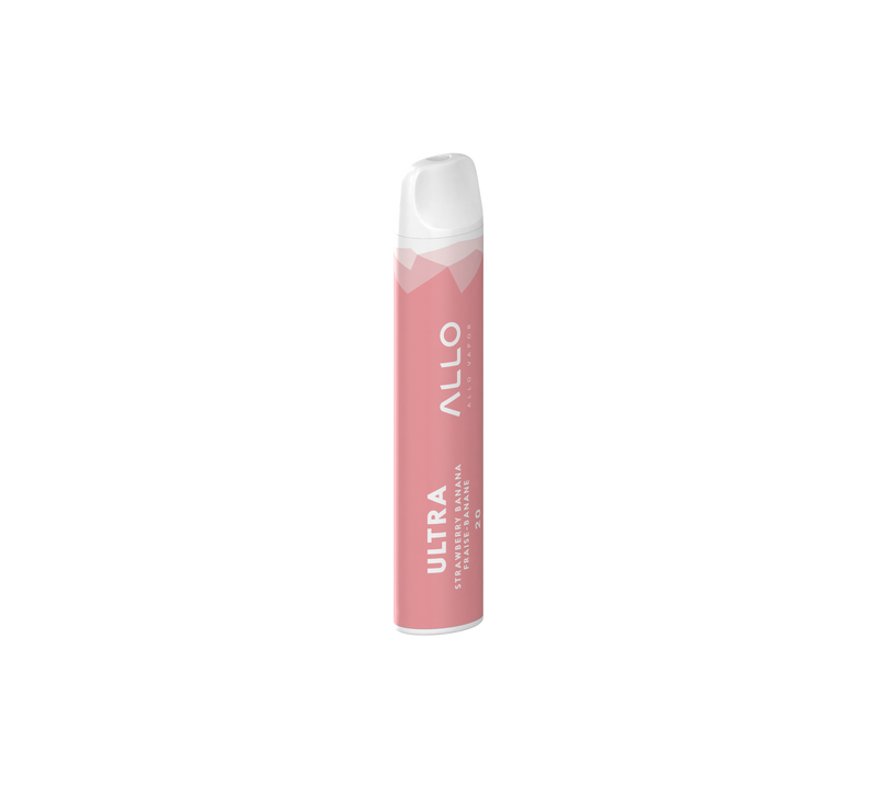 ALLO ULTRA 800 - Strawberry Banana / 20MG - Disposables ALLO ULTRA 800 | Downtown Smokes N Vapes