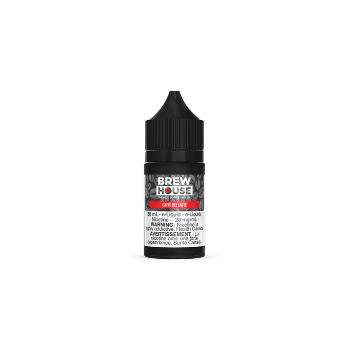 BREW HOUSE SALT NIC 30ML Caffe Del Latte / 12MG Salt Nic BREW HOUSE SALT NIC 30ML | Downtown Smokes N Vapes