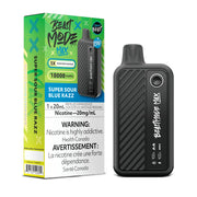 FLAVOUR BEAST BEAST MODE MAX 18K - SUPER Sour Blue Razz ICED / 20MG - Disposables FLAVOUR BEAST BEAST MODE MAX 18K