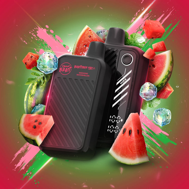 Flavour Beast - Beast Mode Max 2 50K Disposable Vape - Weekend Watermelon / 20MG - Disposables Flavour Beast Mode Max 2