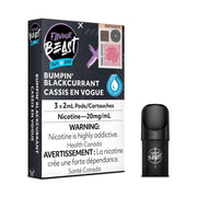 FLAVOUR BEAST PODS - Bumpin’ Blackcurrant Iced / 20MG - Closed Pods FLAVOUR BEAST PODS | Downtown Smokes N Vapes