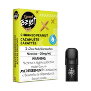 FLAVOUR BEAST PODS - Churned Peanut / 20MG - Closed Pods FLAVOUR BEAST PODS | Downtown Smokes N Vapes