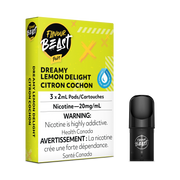 FLAVOUR BEAST PODS - Dreamy Lemon Delight / 20MG - Closed Pods FLAVOUR BEAST PODS | Downtown Smokes N Vapes