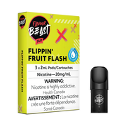 FLAVOUR BEAST PODS - Flippin’ Fruit Flash (Rainbow Burst) / 20MG - Closed Pods FLAVOUR BEAST PODS | Downtown Smokes N