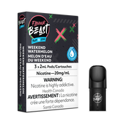 FLAVOUR BEAST PODS - Weekend Watermelon Iced / 20MG - Closed Pods FLAVOUR BEAST PODS | Downtown Smokes N Vapes