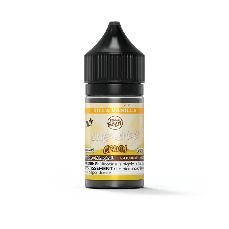 FLAVOUR BEAST UNLEASHED CRAVIN SALT 30ML - Cravin Killa Vanilla / 20MG - Salt Nic FLAVOUR BEAST UNLEASHED CRAVIN SALT