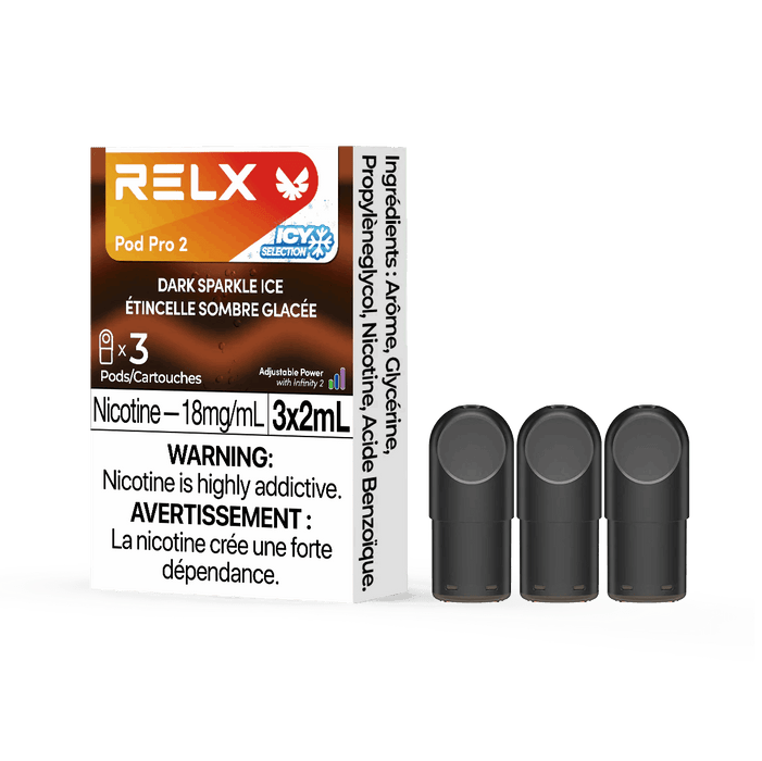 RELX POD PRO 2 Dark Sparkle Ice / 18MG Closed Pods RELX POD PRO 2 | Downtown Smokes N Vapes
