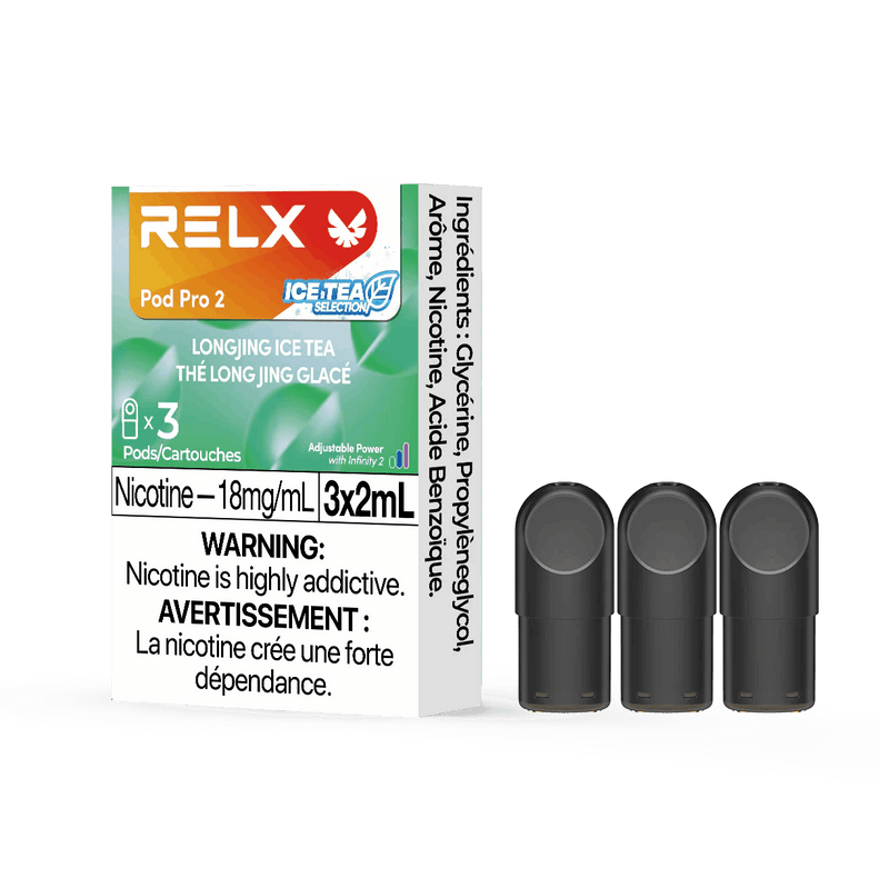RELX POD PRO 2 - Longjing Ice Tea / 18MG - Closed Pods RELX POD PRO 2 | Downtown Smokes N Vapes