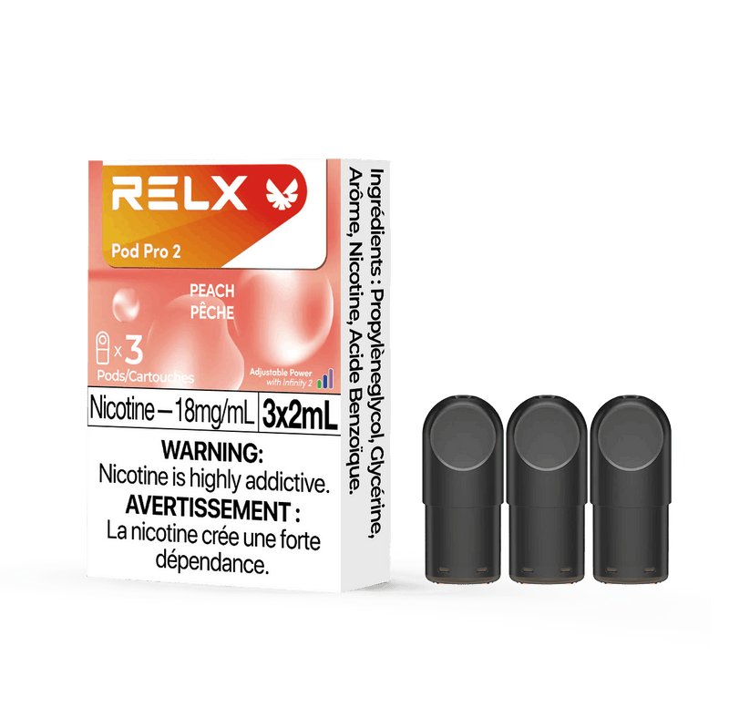 RELX POD PRO 2 - Peach / 18MG - Closed Pods RELX POD PRO 2 | Downtown Smokes N Vapes