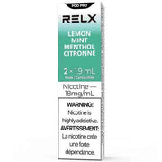 RELX Pod Pro - Lemon Mint (formerly Zesty Menthol) / 18MG - Closed Pods RELX Pod Pro | Downtown Smokes N Vapes