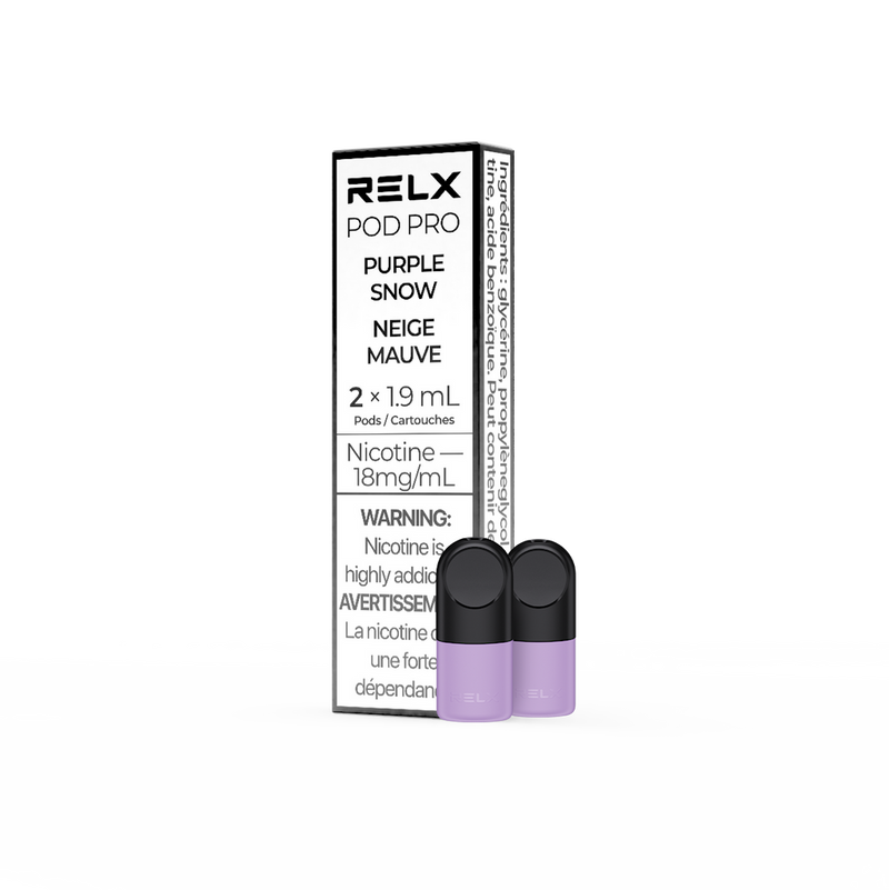 RELX Pod Pro - Purple Snow (Taro Ice) 18MG - Closed Pods RELX Pod Pro | Downtown Smokes N Vapes