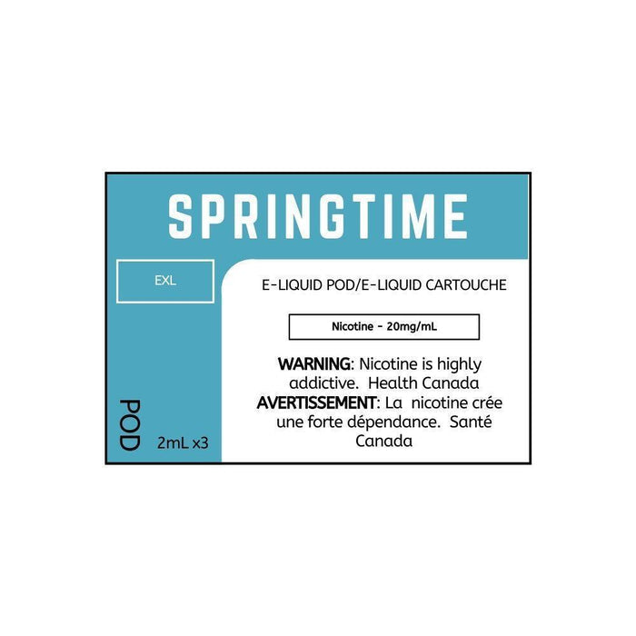 SPRING TIME PODS EXL / 20MG Closed Pods SPRING TIME PODS | Downtown Smokes N Vapes