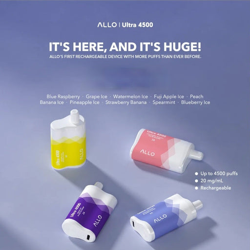 Allo Ultra 4500 Disposables ( Out of British Columbia Only ) - Downtown Smokes N Vapes