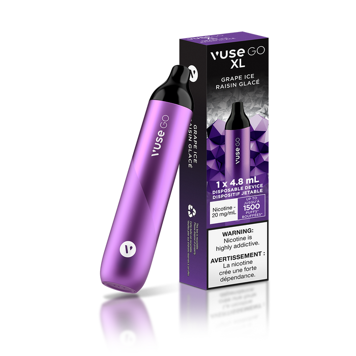 Vuse Go XL Disposable Grape Ice 20mg (Out of British Columbia Only) - Downtown Smokes N Vapes