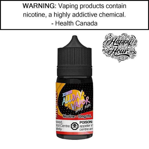 ALLDAY VAPOR SALT NIC 30ML APPLE PAPI / 10MG Salt Nic ALLDAY VAPOR SALT NIC 30ML | Downtown Smokes N Vapes