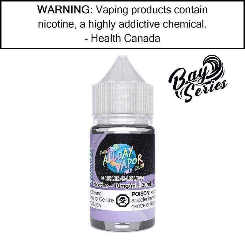 ALLDAY VAPOR SALT NIC 30ML PALM CRUSH / 10MG Salt Nic ALLDAY VAPOR SALT NIC 30ML | Downtown Smokes N Vapes
