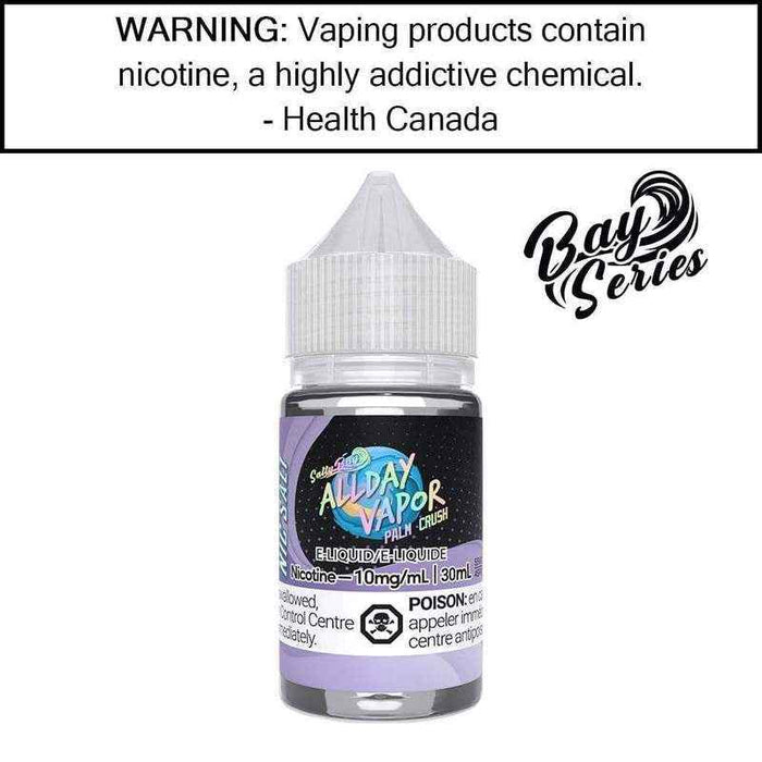 ALLDAY VAPOR SALT NIC 30ML PALM CRUSH / 10MG Salt Nic ALLDAY VAPOR SALT NIC 30ML | Downtown Smokes N Vapes