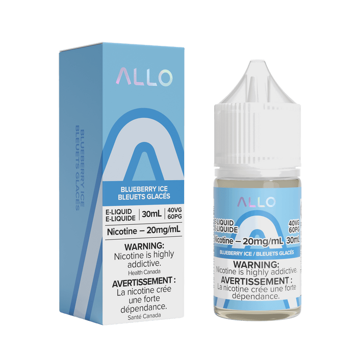 ALLO SALT NIC 30ML Blueberry Ice / 20MG Salt Nic ALLO SALT NIC 30ML | Downtown Smokes N Vapes