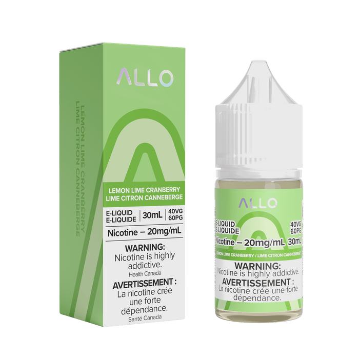ALLO SALT NIC 30ML Lemon Lime Cranberry / 20MG Salt Nic ALLO SALT NIC 30ML | Downtown Smokes N Vapes