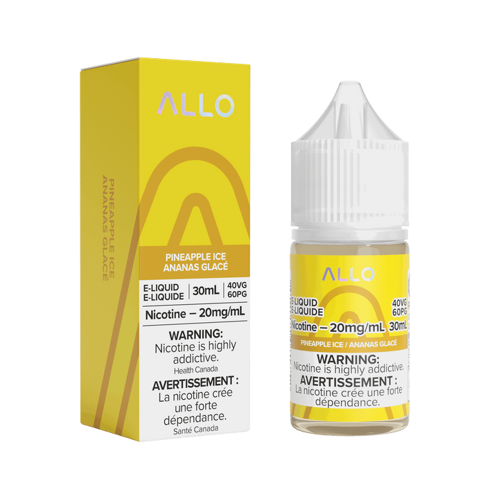 ALLO SALT NIC 30ML Pineapple Ice / 20MG Salt Nic ALLO SALT NIC 30ML | Downtown Smokes N Vapes