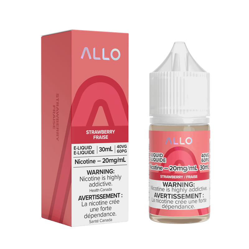 ALLO SALT NIC 30ML Strawberry / 20MG Salt Nic ALLO SALT NIC 30ML | Downtown Smokes N Vapes