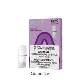 ALLO SYNC PODS Grape Ice / 20MG Closed Pods ALLO SYNC PODS | Downtown Smokes N Vapes