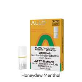 ALLO SYNC PODS Honeydew Menthol / 20MG Closed Pods ALLO SYNC PODS | Downtown Smokes N Vapes