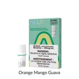 ALLO SYNC PODS Orange Mango Guava / 20MG Closed Pods ALLO SYNC PODS | Downtown Smokes N Vapes