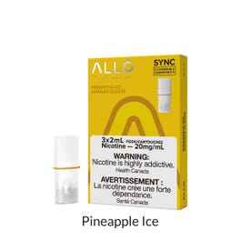 ALLO SYNC PODS Pineapple Ice / 20MG Closed Pods ALLO SYNC PODS | Downtown Smokes N Vapes