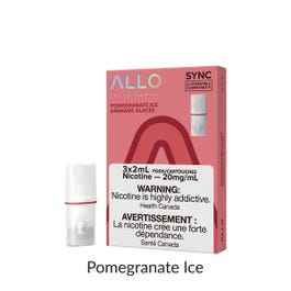 ALLO SYNC PODS Pomegranate Ice / 20MG Closed Pods ALLO SYNC PODS | Downtown Smokes N Vapes