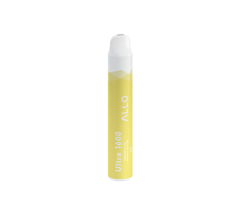 ALLO ULTRA 1600 Pineapple Ice / 20MG Disposables ALLO ULTRA 1600 | Downtown Smokes N Vapes