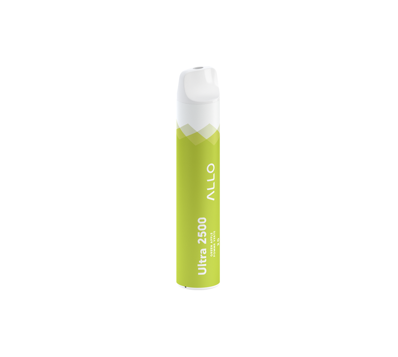 ALLO ULTRA 2500 Green Apple / 20 MG Disposables ALLO ULTRA 2500 | Downtown Smokes N Vapes