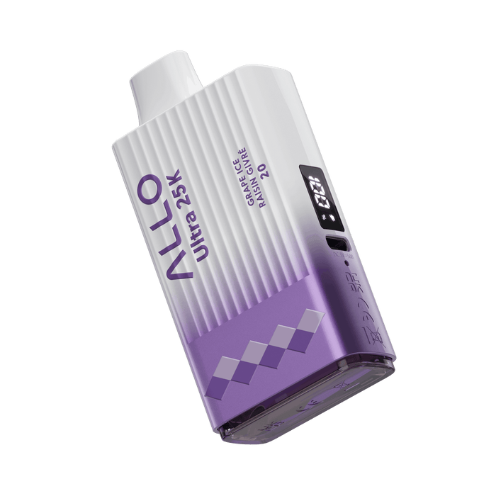 ALLO ULTRA 25K DISPOSABLE Grape Ice / 20MG Disposables ALLO ULTRA 25K DISPOSABLE | Downtown Smokes N Vapes