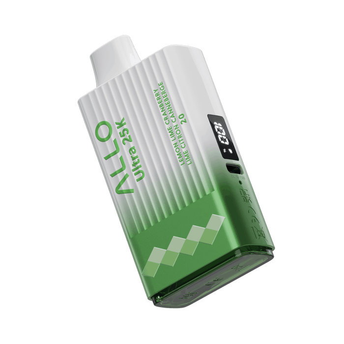 ALLO ULTRA 25K DISPOSABLE Lemon Lime Cranberry / 20MG Disposables ALLO ULTRA 25K DISPOSABLE | Downtown Smokes N Vapes