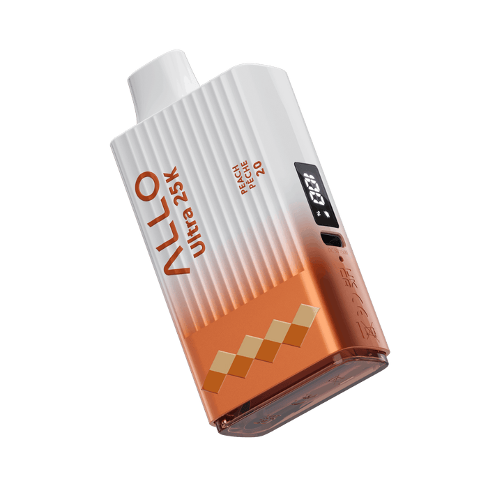 ALLO ULTRA 25K DISPOSABLE Peach / 20MG Disposables ALLO ULTRA 25K DISPOSABLE | Downtown Smokes N Vapes