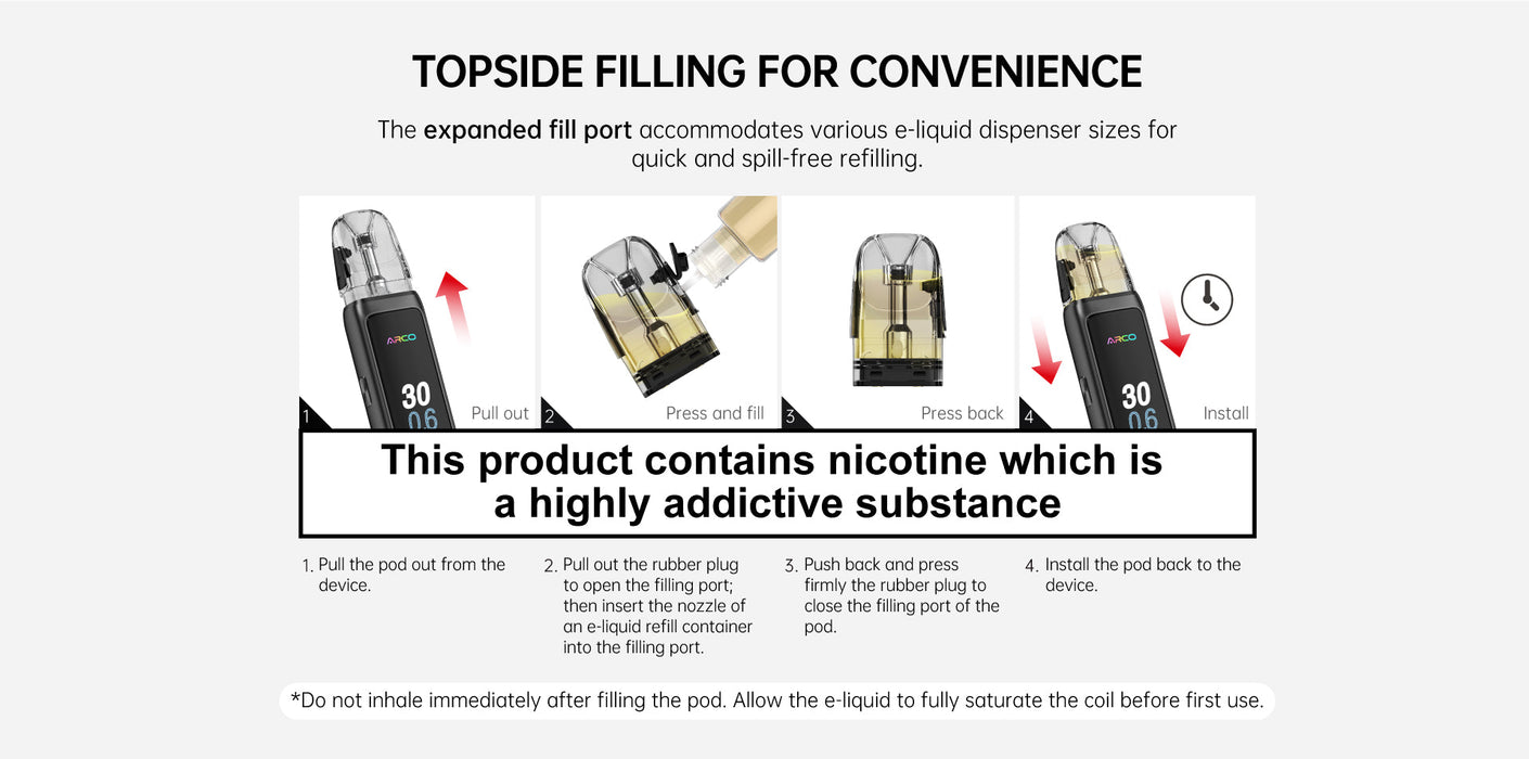 ARCO MAX KIT Salt Nic Devices ARCO MAX KIT | Downtown Smokes N Vapes