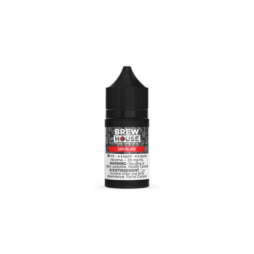BREW HOUSE SALT NIC 30ML Caffe Del Latte / 12MG Salt Nic BREW HOUSE SALT NIC 30ML | Downtown Smokes N Vapes