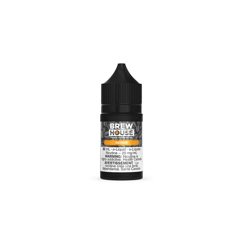 BREW HOUSE SALT NIC 30ML Caramello Macchiato / 12MG Salt Nic BREW HOUSE SALT NIC 30ML | Downtown Smokes N Vapes