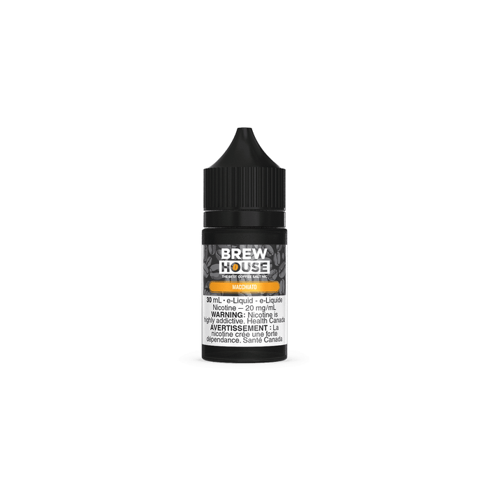 BREW HOUSE SALT NIC 30ML Caramello Macchiato / 12MG Salt Nic BREW HOUSE SALT NIC 30ML | Downtown Smokes N Vapes