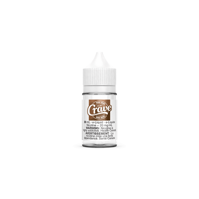 CRAVE SALT NIC 30ML MOO MOO / 12MG Salt Nic CRAVE SALT NIC 30ML | Downtown Smokes N Vapes