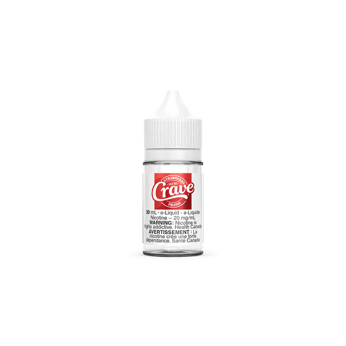 CRAVE SALT NIC 30ML STRAWBERRY / 12MG Salt Nic CRAVE SALT NIC 30ML | Downtown Smokes N Vapes