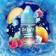 DRIP’N FROZEN BY ENVI SALT NIC 30ML Raspberry Peach Mango Ice / 20MG Salt Nic DRIP’N FROZEN BY ENVI SALT NIC 30ML