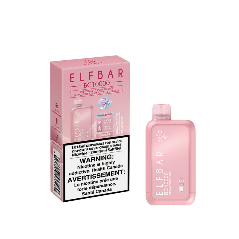 ELFBAR BC 10000 Strawberry ICE Disposables ELFBAR BC 10000 | Downtown Smokes N Vapes
