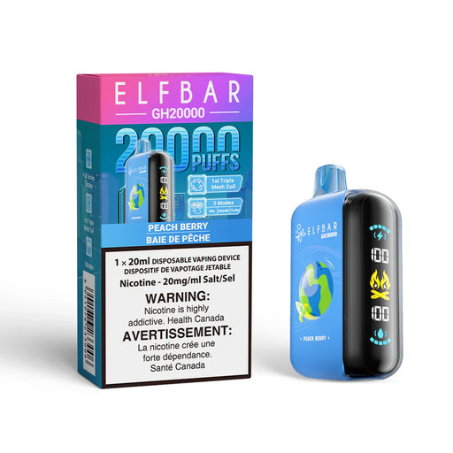 ELFBAR GH20000 Peach Berry / 20MG Disposables ELFBAR GH20000 | Downtown Smokes N Vapes