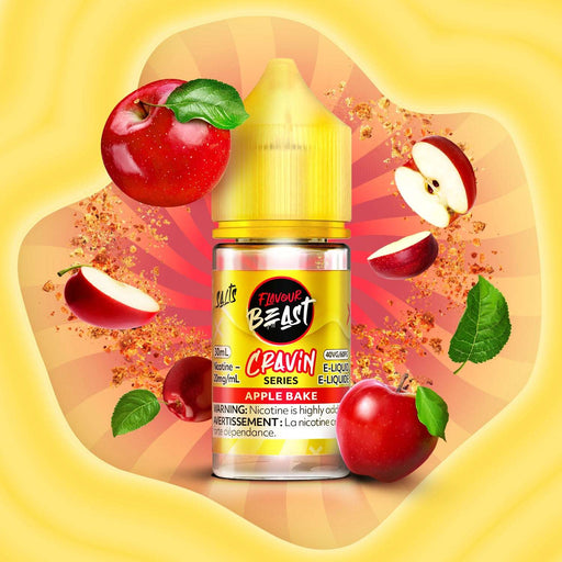FLAVOUR BEAST CRAVIN 30ML Apple Bake / 20MG Salt Nic FLAVOUR BEAST CRAVIN 30ML | Downtown Smokes N Vapes