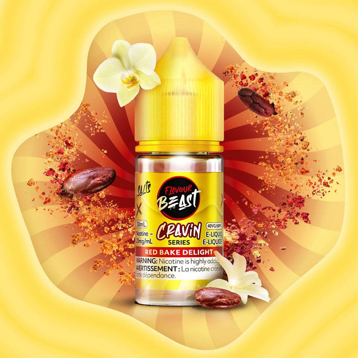 FLAVOUR BEAST CRAVIN 30ML Red Bake Delight / 20MG Salt Nic FLAVOUR BEAST CRAVIN 30ML | Downtown Smokes N Vapes