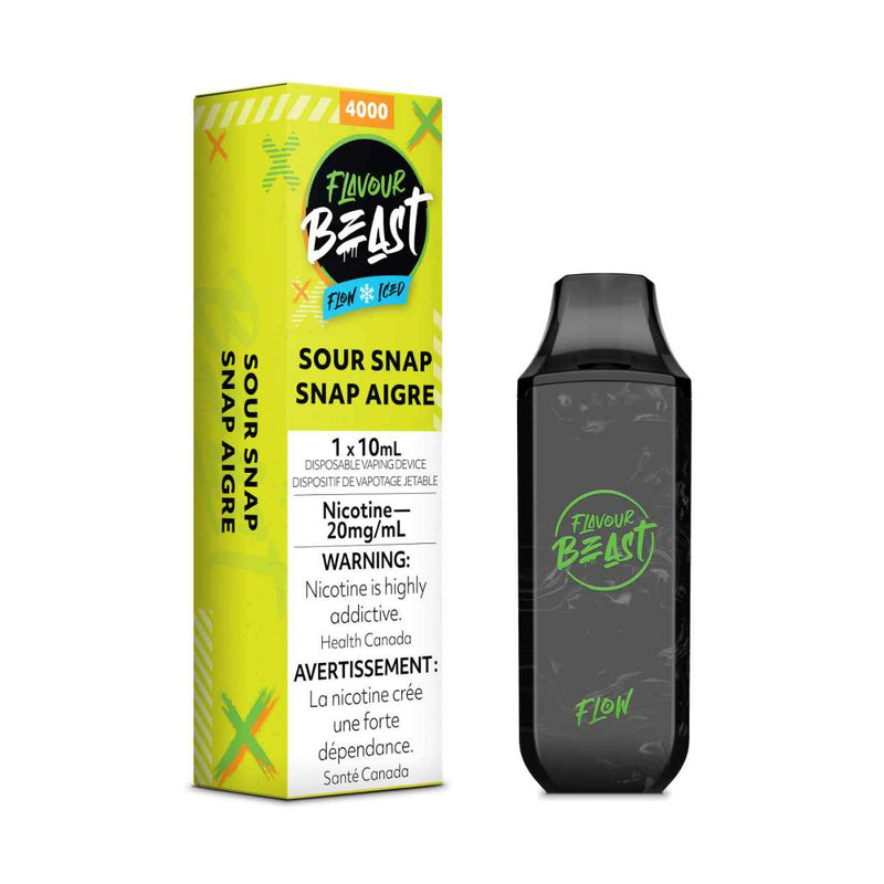 FLAVOUR BEAST FLOW 5K Sour Snap / 20MG Disposables FLAVOUR BEAST FLOW 5K | Downtown Smokes N Vapes