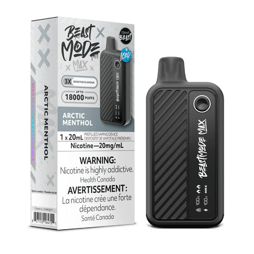 FLAVOUR BEAST BEAST MODE MAX 18K ARCTIC Menthol / 20MG Disposables FLAVOUR BEAST BEAST MODE MAX 18K | Downtown Smokes N