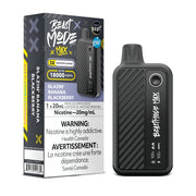 FLAVOUR BEAST BEAST MODE MAX 18K BLAZIN’ Banana Blackberry ICED / 20MG Disposables FLAVOUR BEAST BEAST MODE MAX 18K